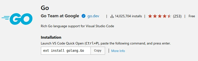 Go Plugin VSCode