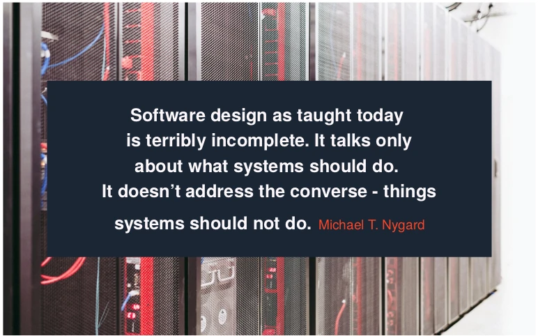 Michael T. Nygard to software design